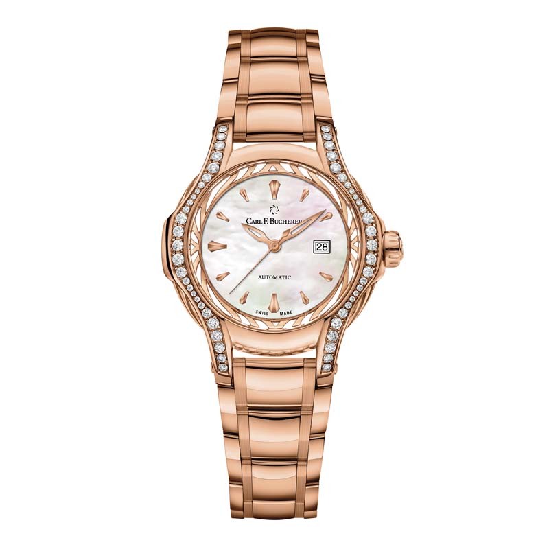 Carl F. Bucherer Pathos Diva 18K rose gold 34mm Ladies Watch
