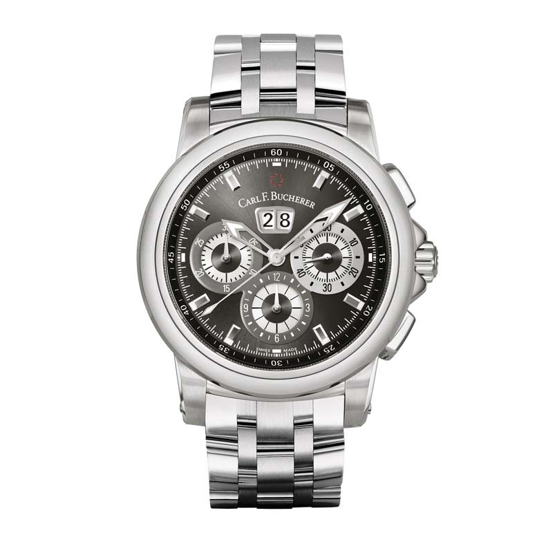 Carl F. Bucherer Patravi ChronoDate Stainless steel 44.6mm Men's Watch