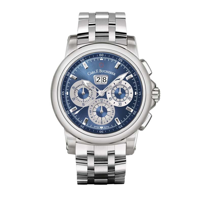 Carl F. Bucherer Patravi ChronoDate Stainless steel 44.6mm Men's Watch