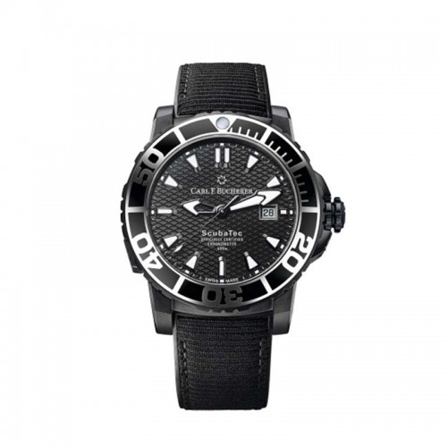 Carl F. Bucherer Patravi ScubaTec Black DLC coated titanium/Ceramic 44.6mm Men