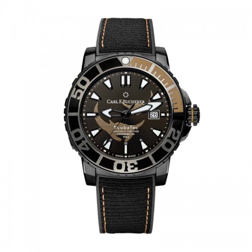 Carl F. Bucherer Patravi ScubaTec Black Manta Special Edition DLC coated titanium/Ceramic 44.6mm Men