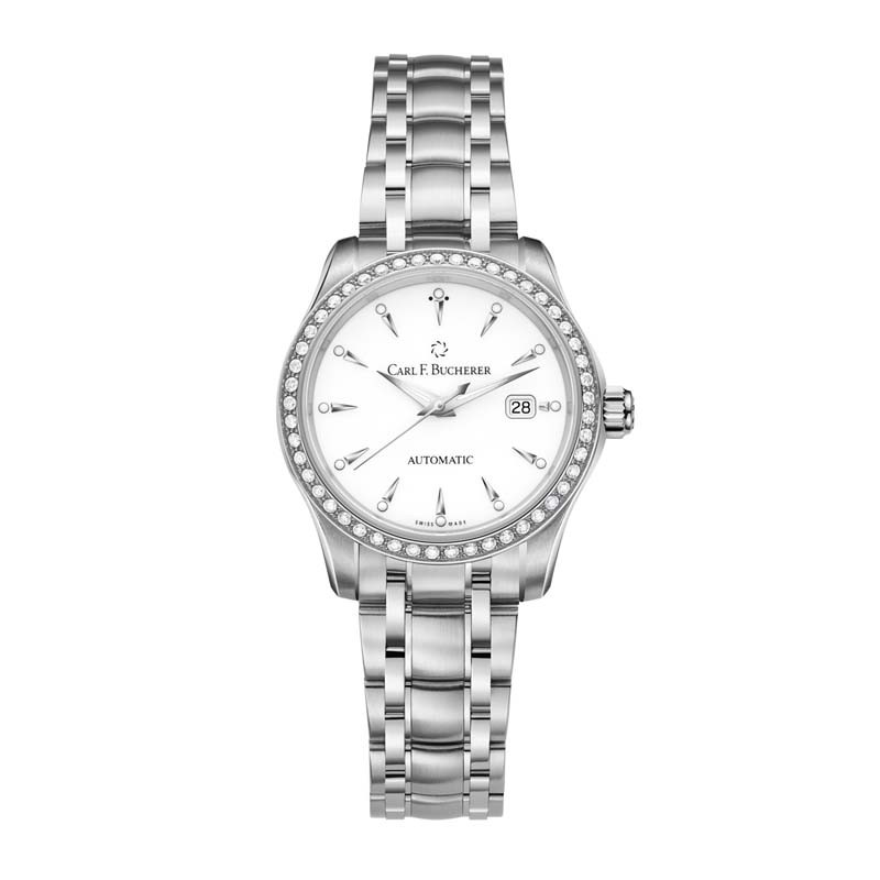 Carl F. Bucherer Manero AutoDate Stainless steel 30mm Ladies Watch