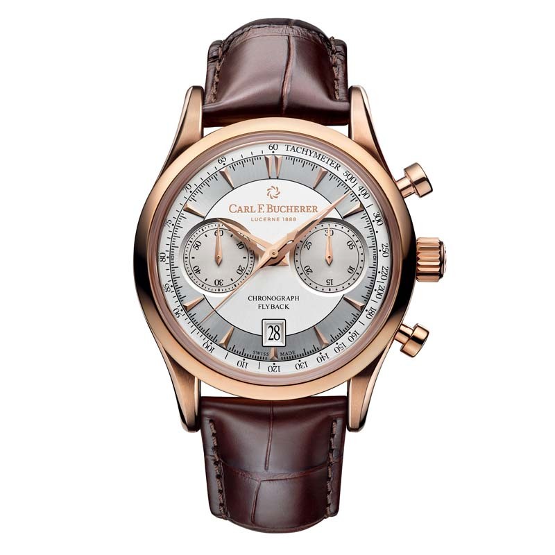 Carl F. Bucherer Manero Flyback 18K rose gold 43mm Men's Watch