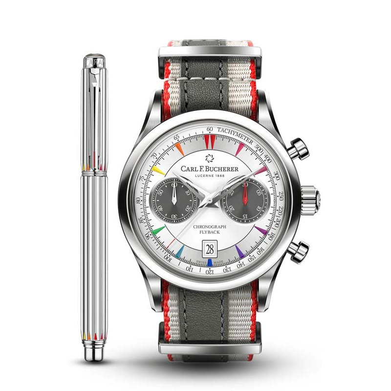 Carl F. Bucherer Manero Flyback Signature Limited Edition Stainless steel 43mm Men's Watch