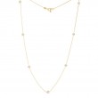 Roberto Coin 18k Yellow Gold Diamond 7 station 18