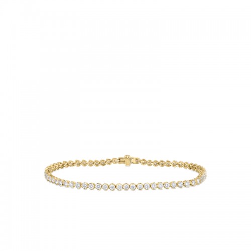 Roberto Coin 18k Yellow Gold Diamond Tennis Bracelet 2.35ctw.