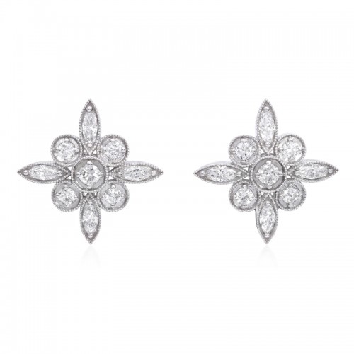 Laurenti Vela Diamond Earrings
