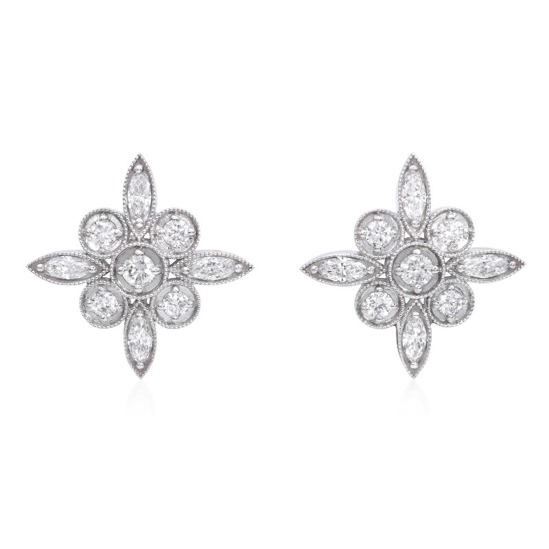 Laurenti Vela Diamond Earrings