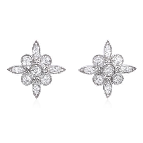 Laurenti Vela Diamond Earrings