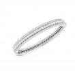 ROBERTO COIN 18K WHITE GOLD SIENA DIAMOND 3 ROWS BANGE 47X57MM DIA-3.75CT.
