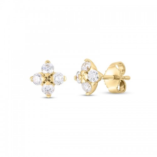 Saslow's & Henebry's Collection Diamond Love Knot Earrings JSE0708