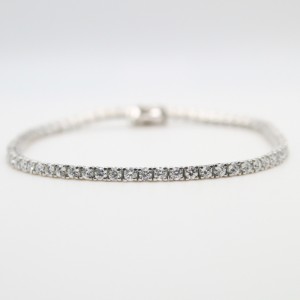 Four Prong Lab Grown Diamond Tennis Bracelet