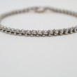 Laurenti 14k white gold diamond tennis bracelet lab grown 2.32 ctw color F-G. clarity VS2 2.1mm