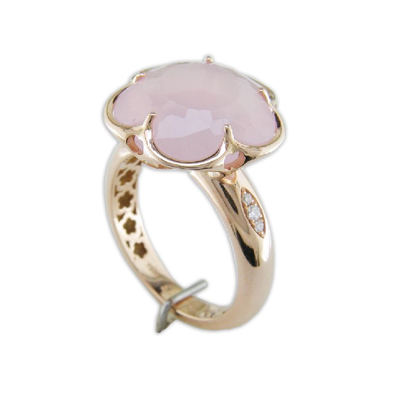 Pasquale Bruni 18kt Rose Gold Diamond Petit Joli Earrings - Pink