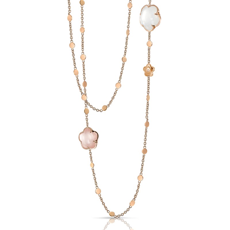 https://www.williambarthman.com/upload/product/18K ROSE GOLD BON TON LONG MILKY QUARTZ NECKLACE 0.01, QRTZ-15.37. 