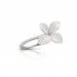18K White Gold Diamond Giardini Sergreti Petite Ring 0.81.