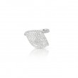 PASQUALE BRUNI 18K WHITE GOLD ALELUIA RING WITH DIAMONDS
