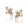 PASQUALE BRUNI 18K ROSE GOLD GIARDINI SEGRETI FLOWER EARRINGS WITH DIAMONDS