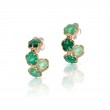 PASQUALE BRUNI 18K ROSE GOLD GREEN AND OTHER COLOR STONES FIGLIA DEI FIORI. GLD-WT 3.47