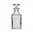 HARMONIE whiskey square crystal decanter BACCARAT.