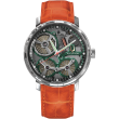 ACCUTRON SPACEVIEW 2020 LIMITED RELEASE WATCH  - ORANGE ALLIGATOR STRAP