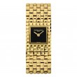 26mm Yellow Gold-Plated Classics Manchette with Black Dial