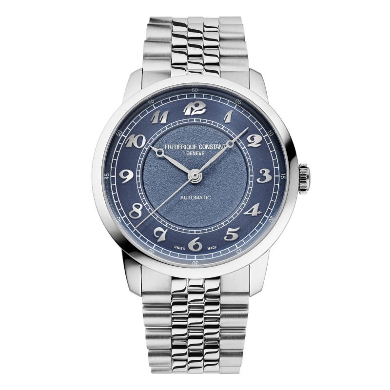 38.5MM CLASSICS PREMIERE IN STAINLESS STEEL WITH BLUE DIAL AND ARABIC NUMERALS
