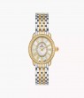 Serein Oval Diamond Two-Tone 18K Gold-Plated Watch