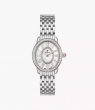 Serein Oval Diamond Stainless Steel Watch