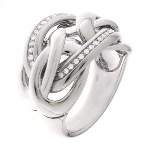 Chimento Wg 2 Diamond Swirls Ring.
