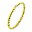 18K WHITE AND YELLOW GOLD ARMILLAS BRACELET WITH DIAMONDS.