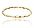CHIMENTO 18K YELLOW GOLD AND DIAMOND CHOCOLAT BRACELET
