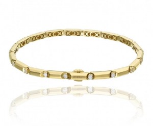 CHIMENTO 18K YELLOW GOLD DIAMOND CHOCOLAT BRACELET GLD-10.10 DIA 0.63. VS-G