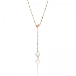 Chimento Bamboo Pearl Necklace