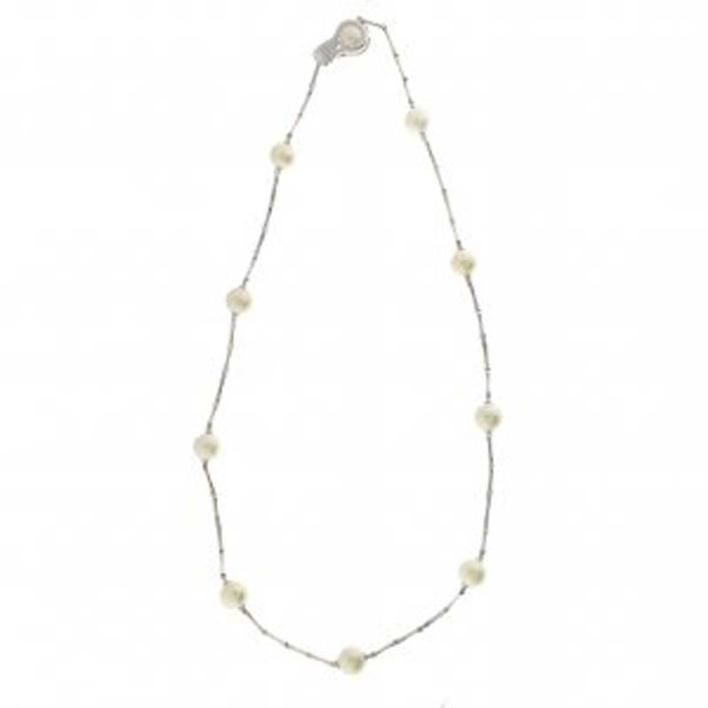 Chimento Bamboo Pearl Necklace