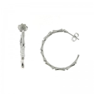 Chimento Bamboo Regular Diamond Earrings