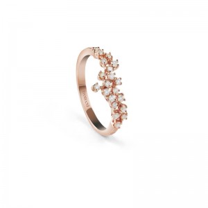 18K ROSE GOLD AND DIAMOND MIMOSA RING 0.4200.