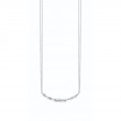 DAMIANI MIMOSA 18K WHITE GOLD AND DIAMOND NECKLACE 1.0000 ct