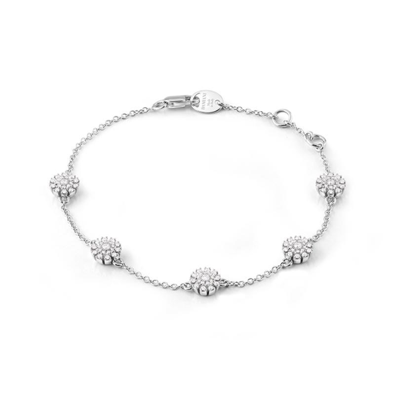 Damiani 18k white gold diamond bracelet .5200 ctw. 