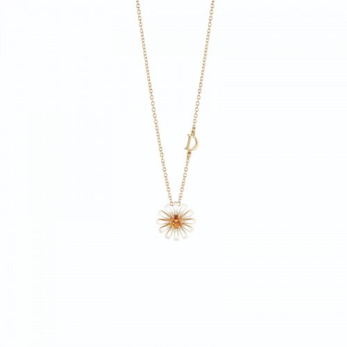 Damiani 18k Yellow Gold Hybrid Citrine Quartz Necklace Small.