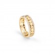 Damiani 18k yellow gold ring size 14. 