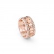 Damiani 18k pink gold diamond ring size 14 .7849 ctw. 