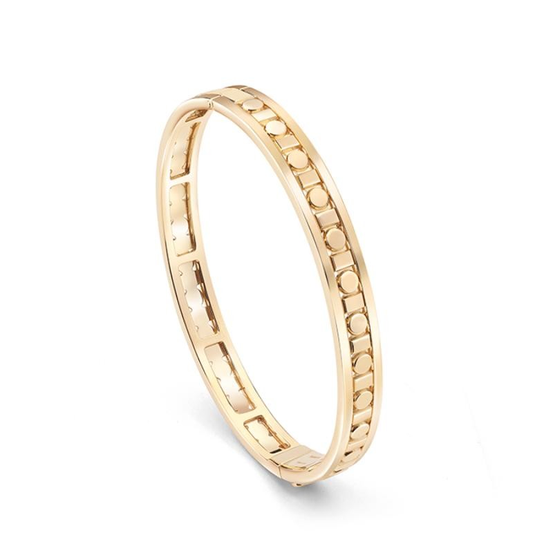 Damiani 18k yellow gold bracelet 16mm. 