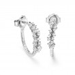 Damiani 18k white gold diamond earrings .4500 ctw. 