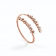 Damiani 18k Rose Gold Mimosa Bracelet with Diamonds 16cm. 