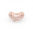 DAMIANI 18K ROSE GOLD DIAMOND MIMOSA RING SIZE 13 GLD-5.50 DIA-1.7440.