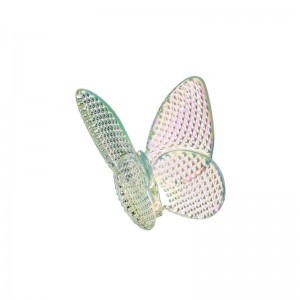 CRYSTAL DIAMOND IRIDESENT LUCKY BUTTERFLY.