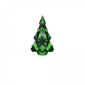 BACCARAT GREEN FIR TREE CRYSTAL.