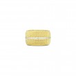 Roberto Coin 18K Opera Textured Wide Ring W. Diamonds