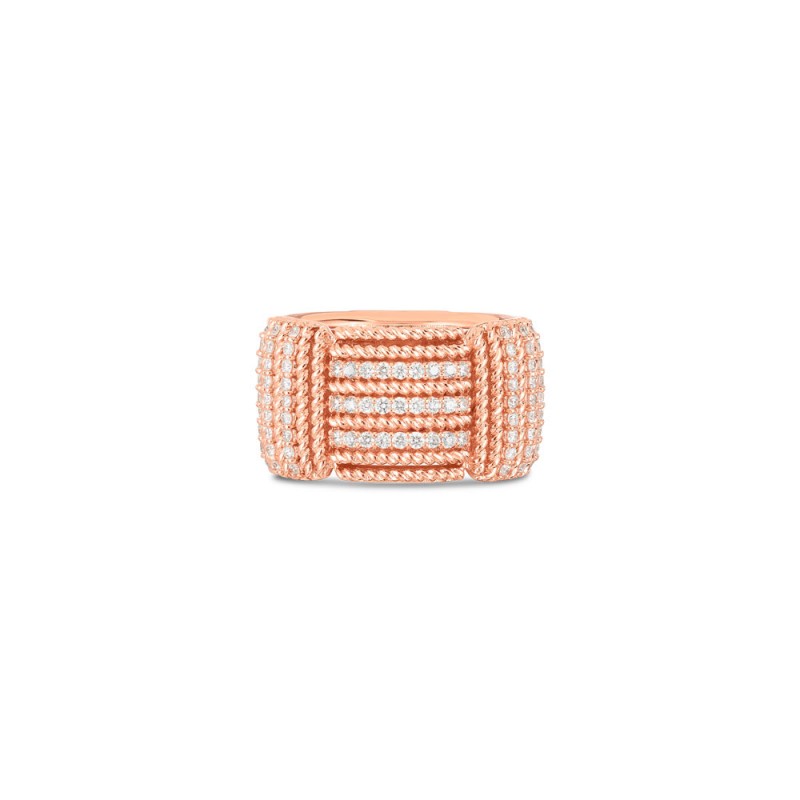 Roberto Coin 18K Opera Diamond Accent Wide Ring